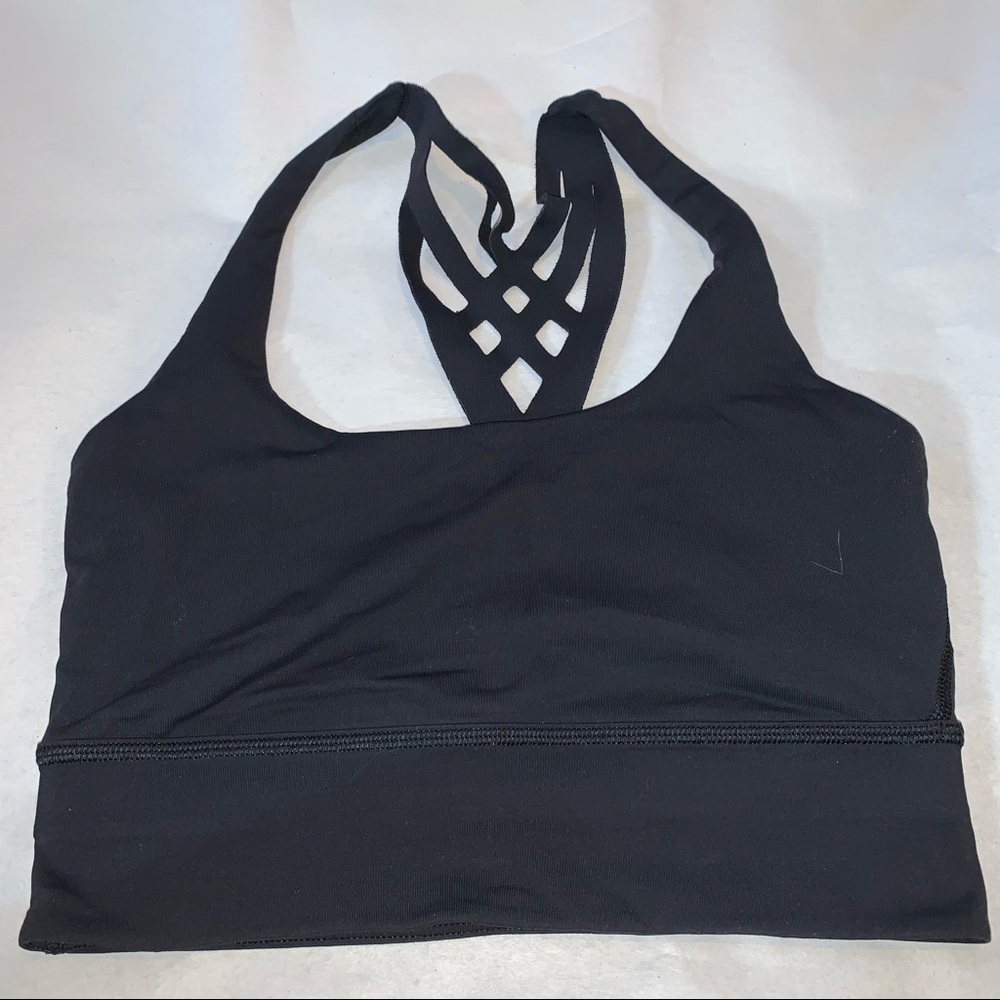 Lululemon black bra sz 6
